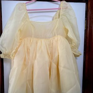 NWT Whimsical Selkie Baby Banana Puff Dress XXL 🧚‍♀️